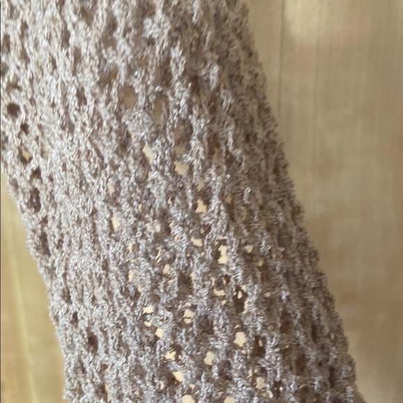 EARTHBOUND Brown Crochet Flare Sleeve Top - Picture 10 of 13